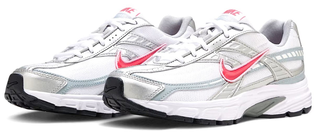 Adidași pentru dame Nike Wmns Initiator White/Metallic Silver/Mist Blue/Cherry, s.40.5