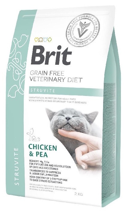 Сухой корм для кошек Brit Grain Free Veterinary Diet Struvite 2kg