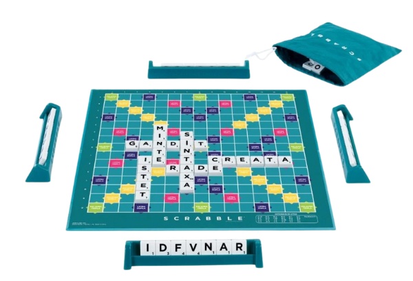 Joc educativ de masa Mattel Scrabble 2in1 Core Refresh RO
