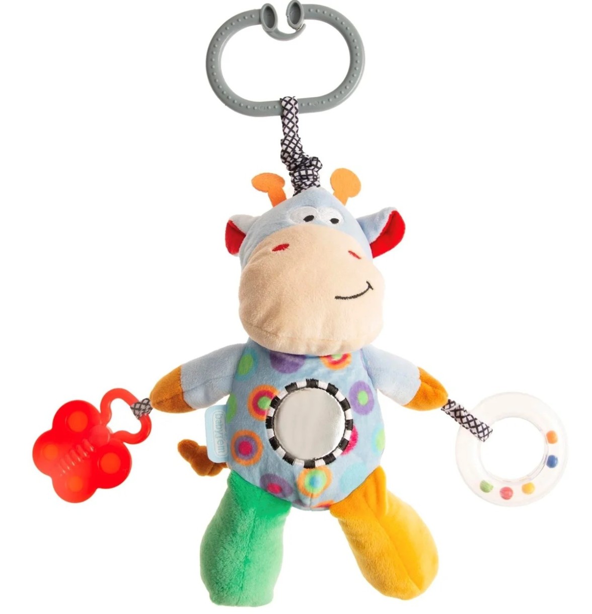 Игрушка для колясок и кроваток BabyJem Cow Gray (882|)