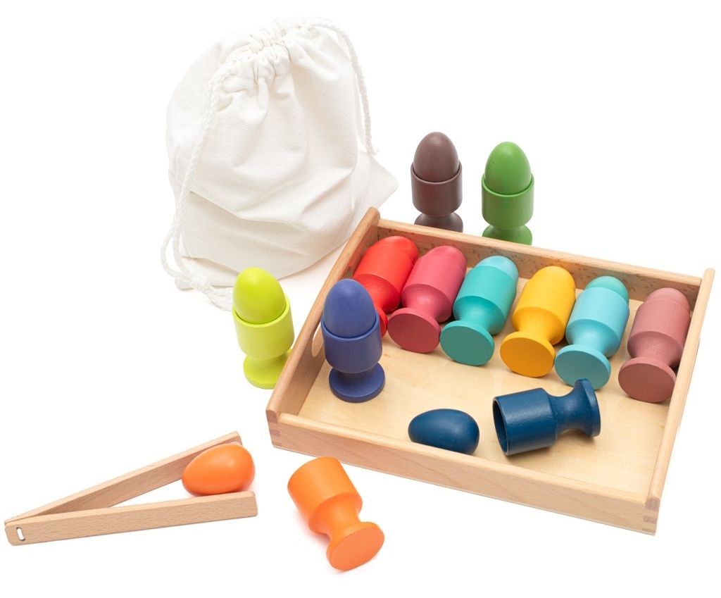 Set jucării Baby Mix Montessori Egg Puzzle (57341)