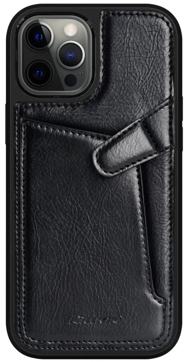 Чехол Nillkin Leather Aoge iPhone 12 Pro Max Black