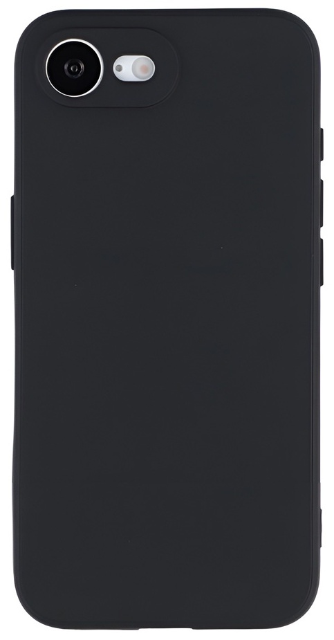 Husa de protecție WOO Liquid Silicone Iphone 16E Black (WLSCMIP16EBL)