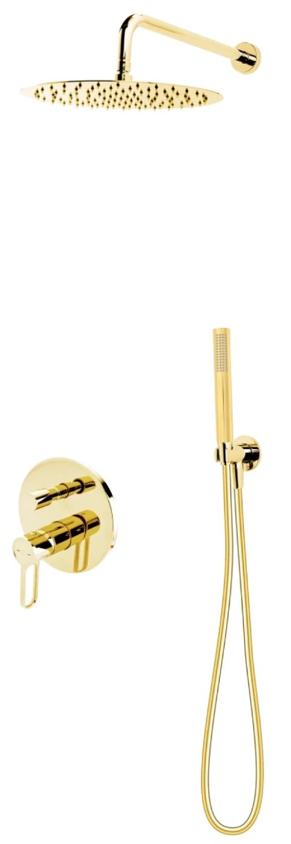 Set pentru duș F-Design Zapffiro Gold FD1-ZFR-7PSET1-55