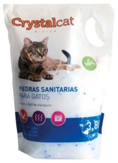Наполнитель для кошек Crystal Cat Silica Gel 3.8L