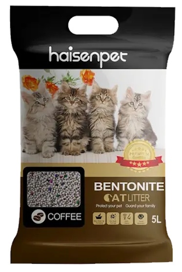 Наполнитель для кошек Haisenpet Betonite Coffee 5L