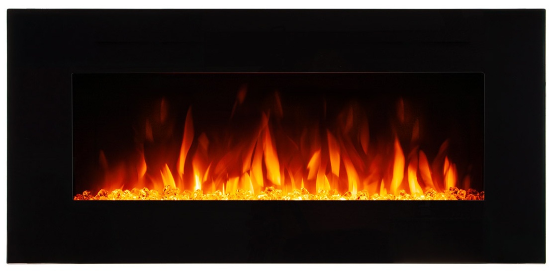 Șemineu electric Art Flame Pebble Black