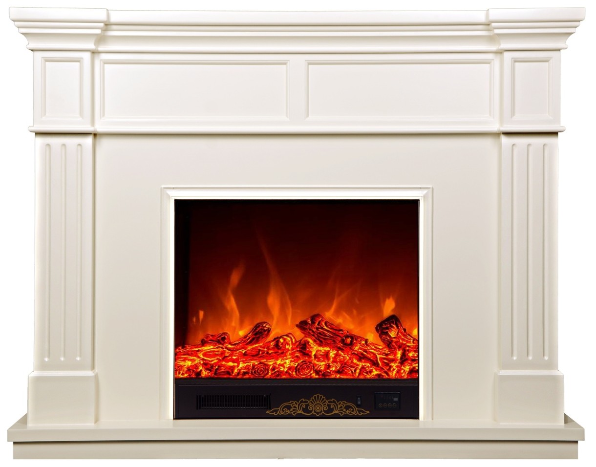 Șemineu electric Art Flame Elit Nadejda White