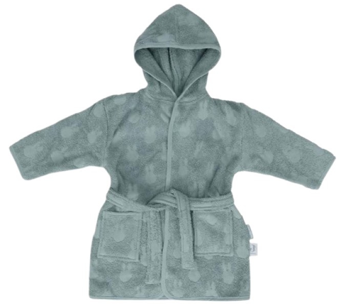 Halat pentru copii Jollein Miffy Jacquard Sea Green 3-4 years (060-809-67109)