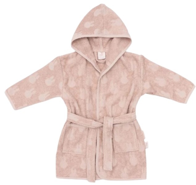 Halat pentru copii Jollein Terry Miffy Jacquard Wild Rose 1-2 years (060-808-67089)