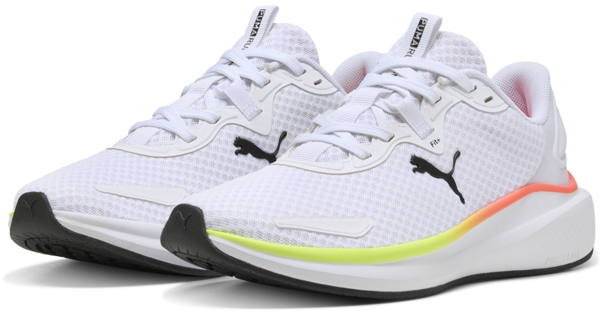 Adidași pentru dame Puma Skyrocket Lite Alt Puma White/Yellow Alert/Glowing Red, s.40.5