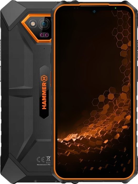 Мобильный телефон Hammer Iron V 6Gb/64Gb Black/Orange