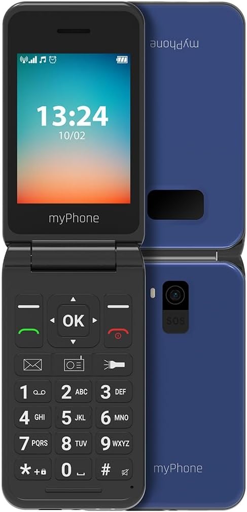 Telefon mobil MyPhone Flip LTE Black/Blue