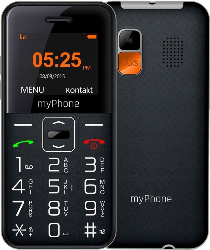 Telefon mobil MyPhone Halo Easy Black