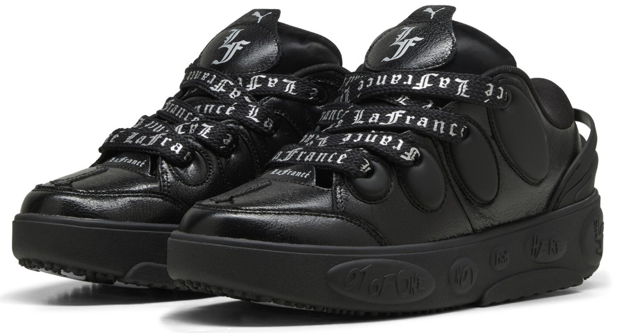 Кроссовки мужские Puma La France Black Chrome Puma Black/Silver Mist/Silver, s.42
