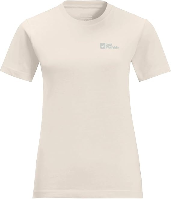 Tricou de dame Jack Wolfskin Essential T W Cotton White, s.L