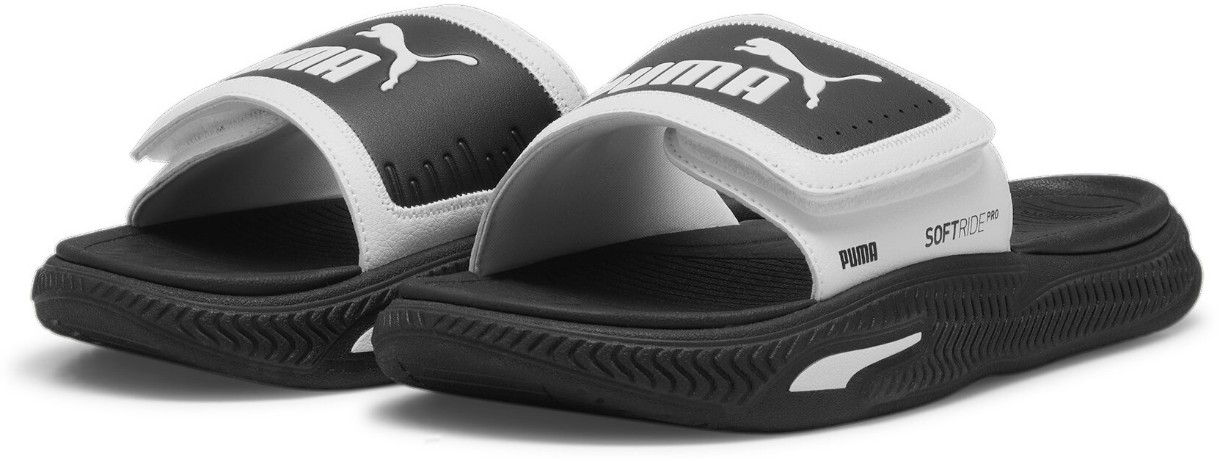 Șlapi pentru copii Puma Softridepro 24 V Puma White/Black, s.39