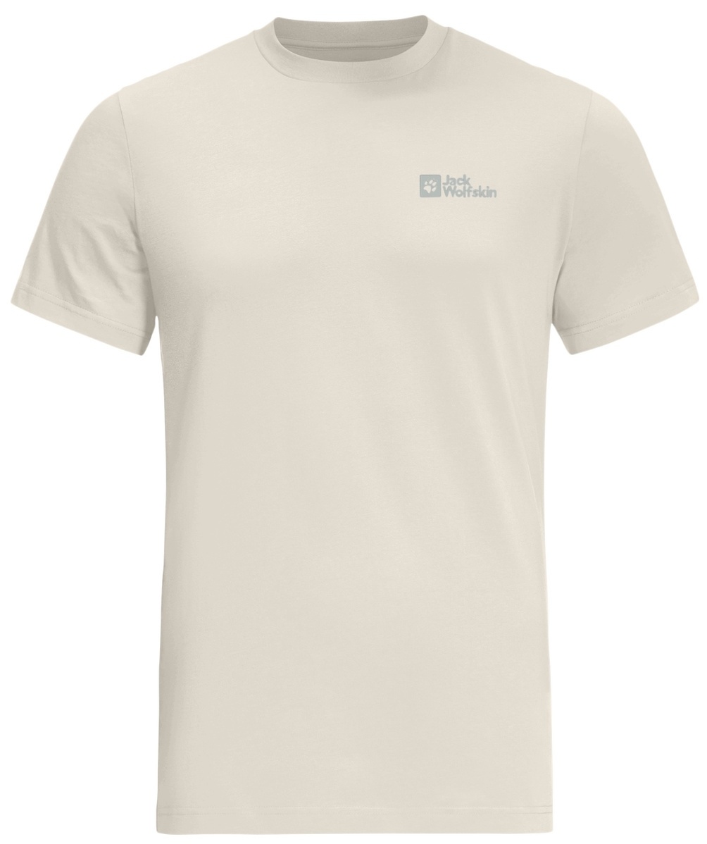 Tricou bărbătesc Jack Wolfskin Essential T M Cotton White, s.S