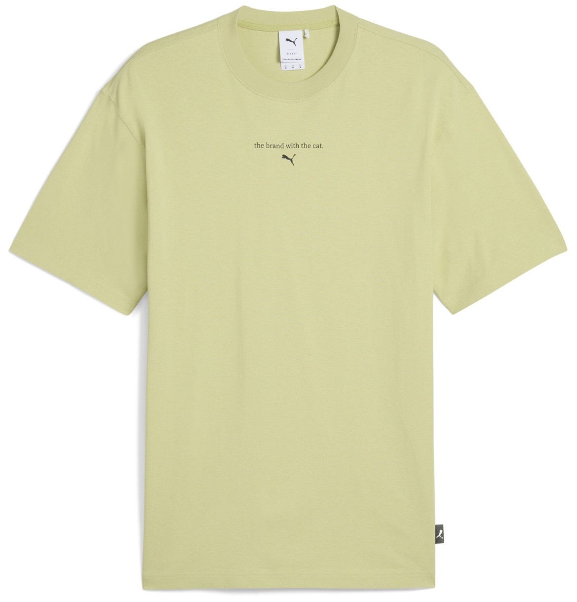 Tricou bărbătesc Puma Graphics The Cat Pistachio Green, s.XS