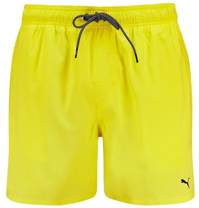 Slip de înot pentru bărbați Puma Swim Men Mid Shorts 1P Yellow Alert, s.S