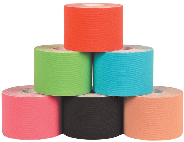 Кинезиологическая лента Gima 5cm 5 m Mix 6pcs (34752)