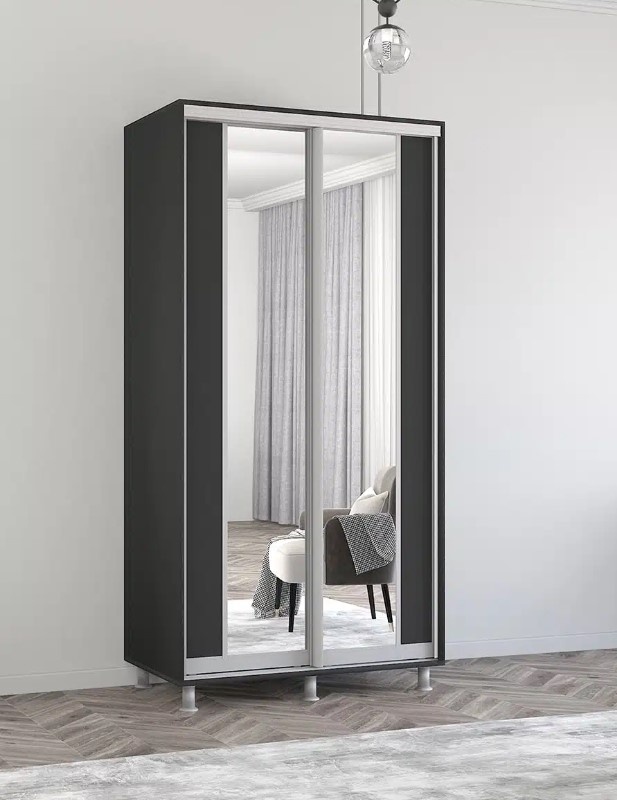 Шкаф-купе Mobildor-Lux Aron 100x230 (Anthracite) K2