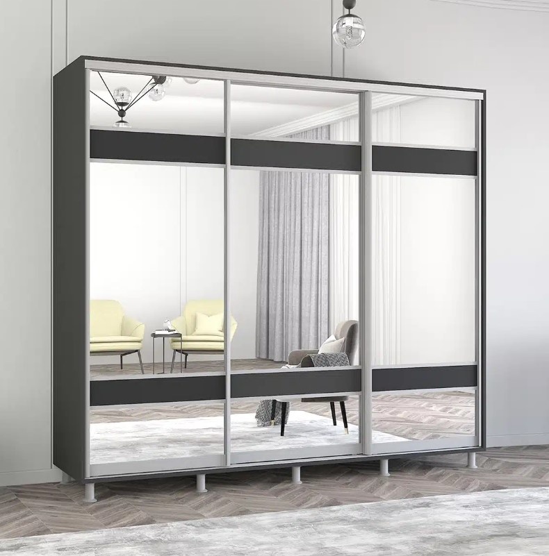 Шкаф-купе Mobildor-Lux Aron 270x200 (Anthracite) K3