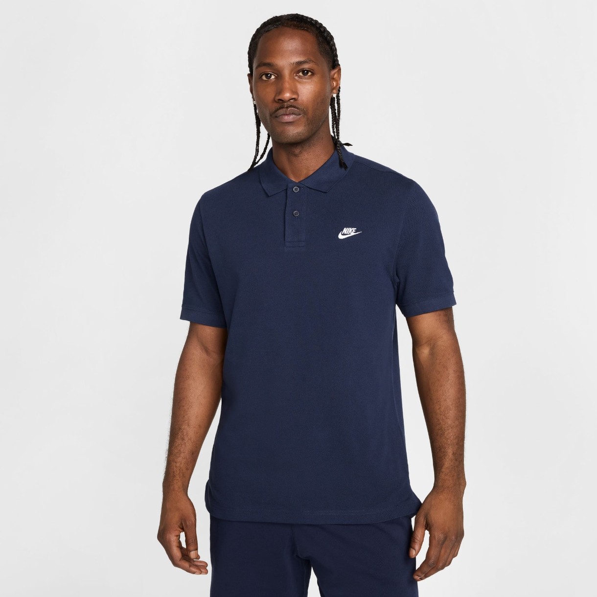 Поло Nike M Nk Club Ss Polo Pique Obsidian/White, s.S