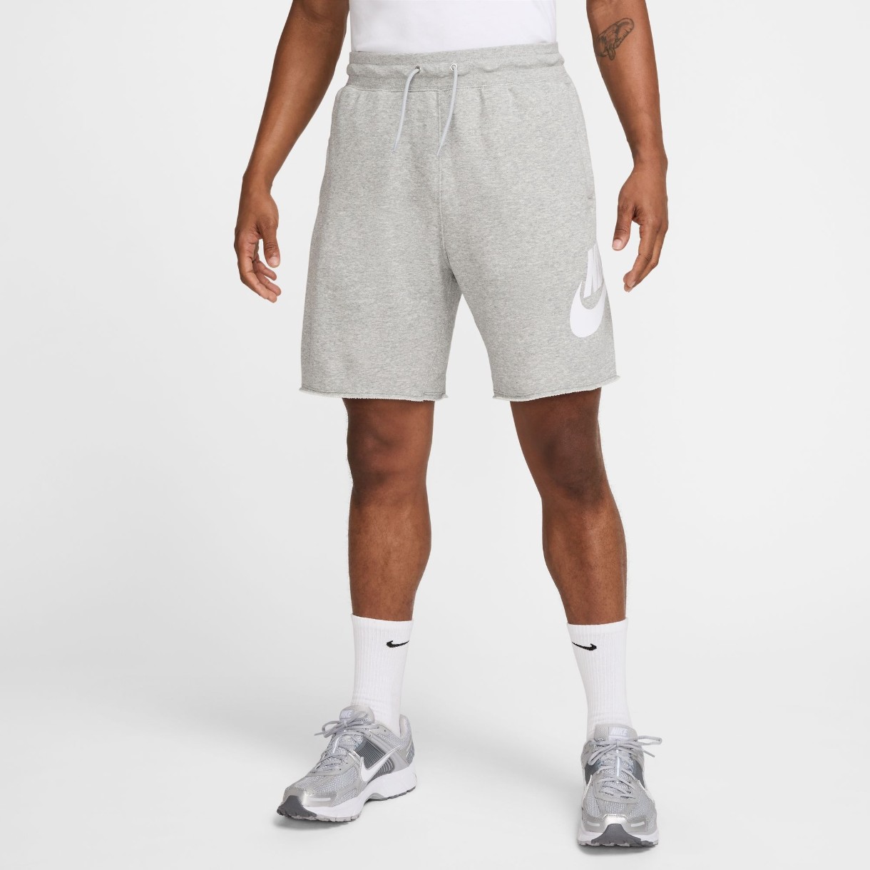 Мужские шорты Nike M Nk Club Alumni Ft Short Dark Grey Heather/Light Smoke Grey/White, s.S