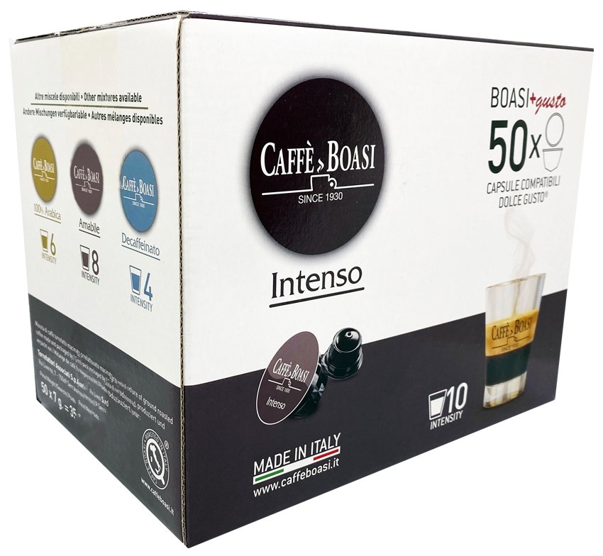 Капсулы для кофемашин Caffè Boasi Dolce Gusto Intenso 50pcs