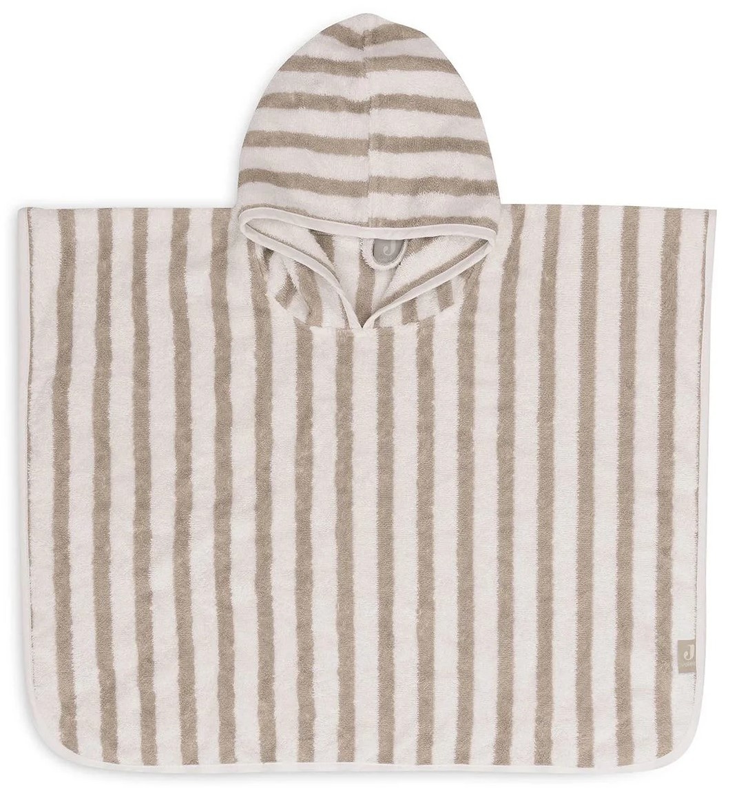 Детское пончо Jollein Stripe Terry Olive Green GOTS (533-550-67058)