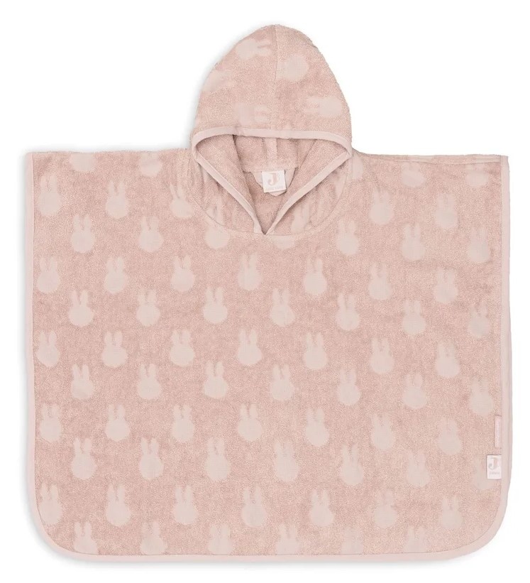 Poncho pentru copii Jollein Terry Miffy Jacquard Wild Rose (533-550-67089)