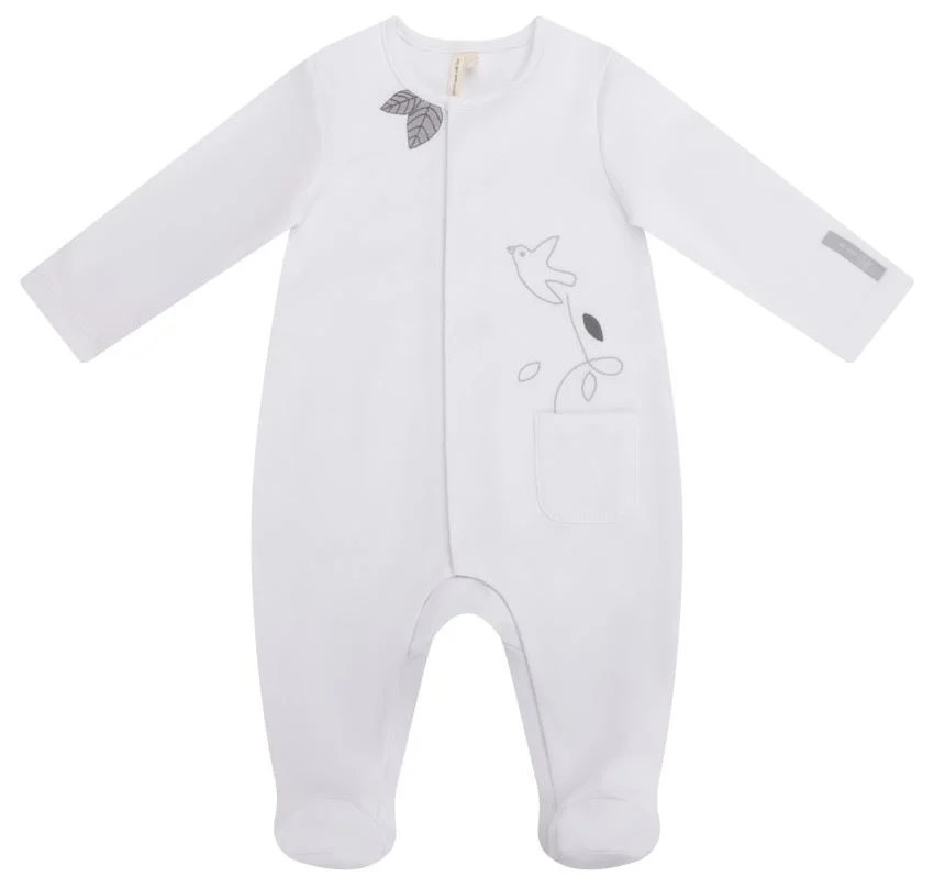 Salopetă-slip pentru copii Premaman Birds (PCI729-BLA-12M)
