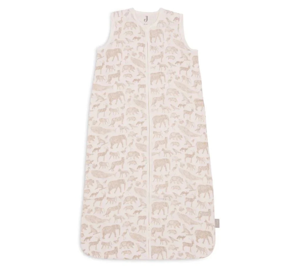 Sac de dormit pentru bebeluși Jollein Animals Nougat 70cm (048-510-67044)