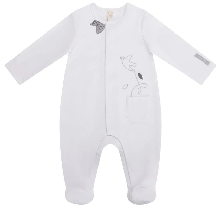 Salopetă-slip pentru copii Premaman Pasari 1 months (PCI729-BLA-01M)
