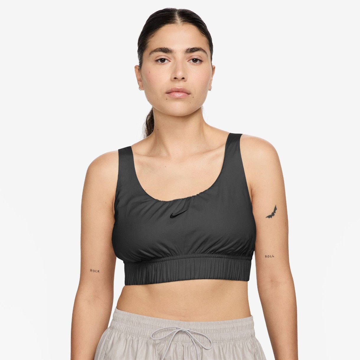 Топ Nike W Nsw Nk Chll Ppln Spr Crp Tnk Black, s.M