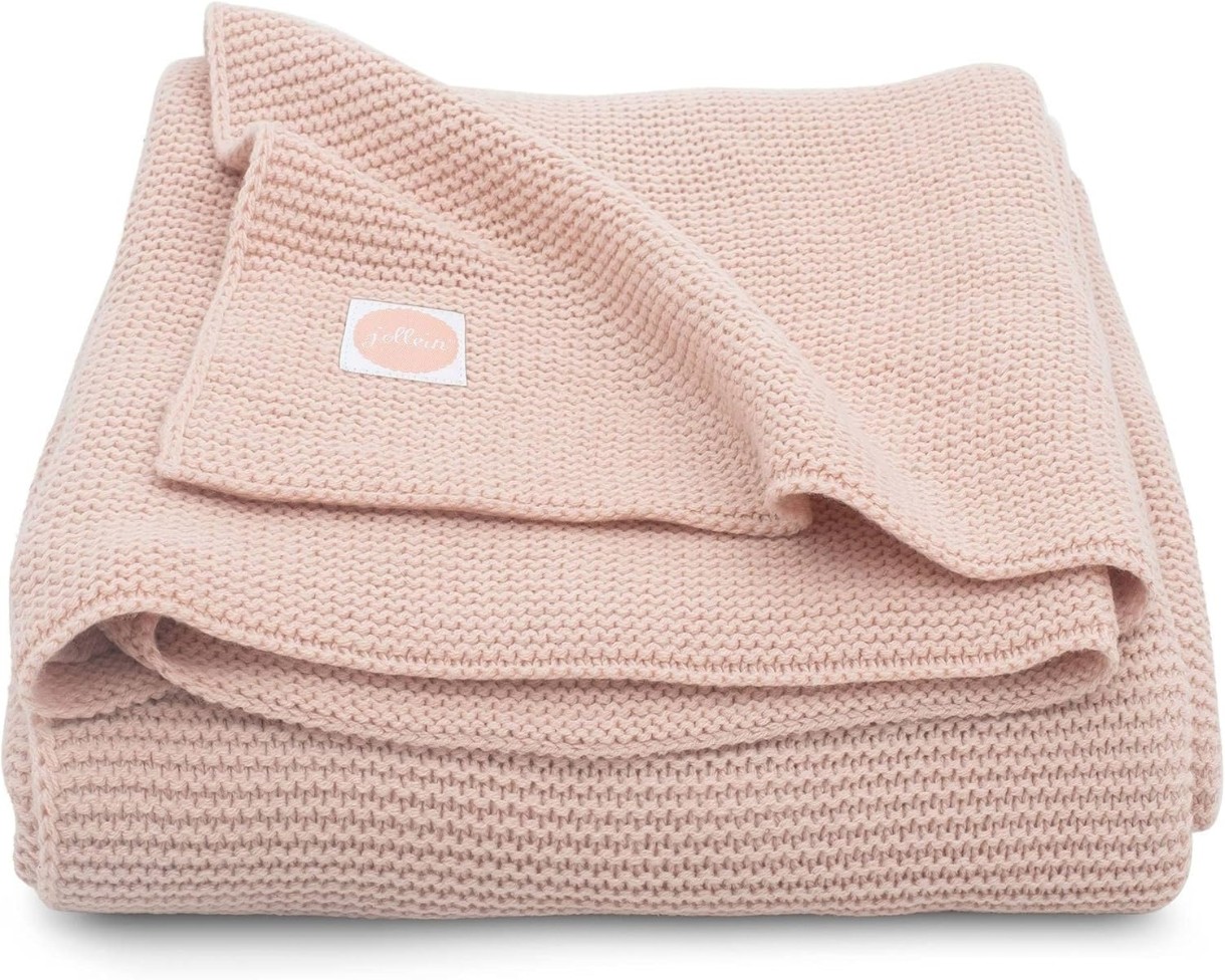 Плед Jollein Basic Knit Pale Pink 100x150 (516-522-65310)