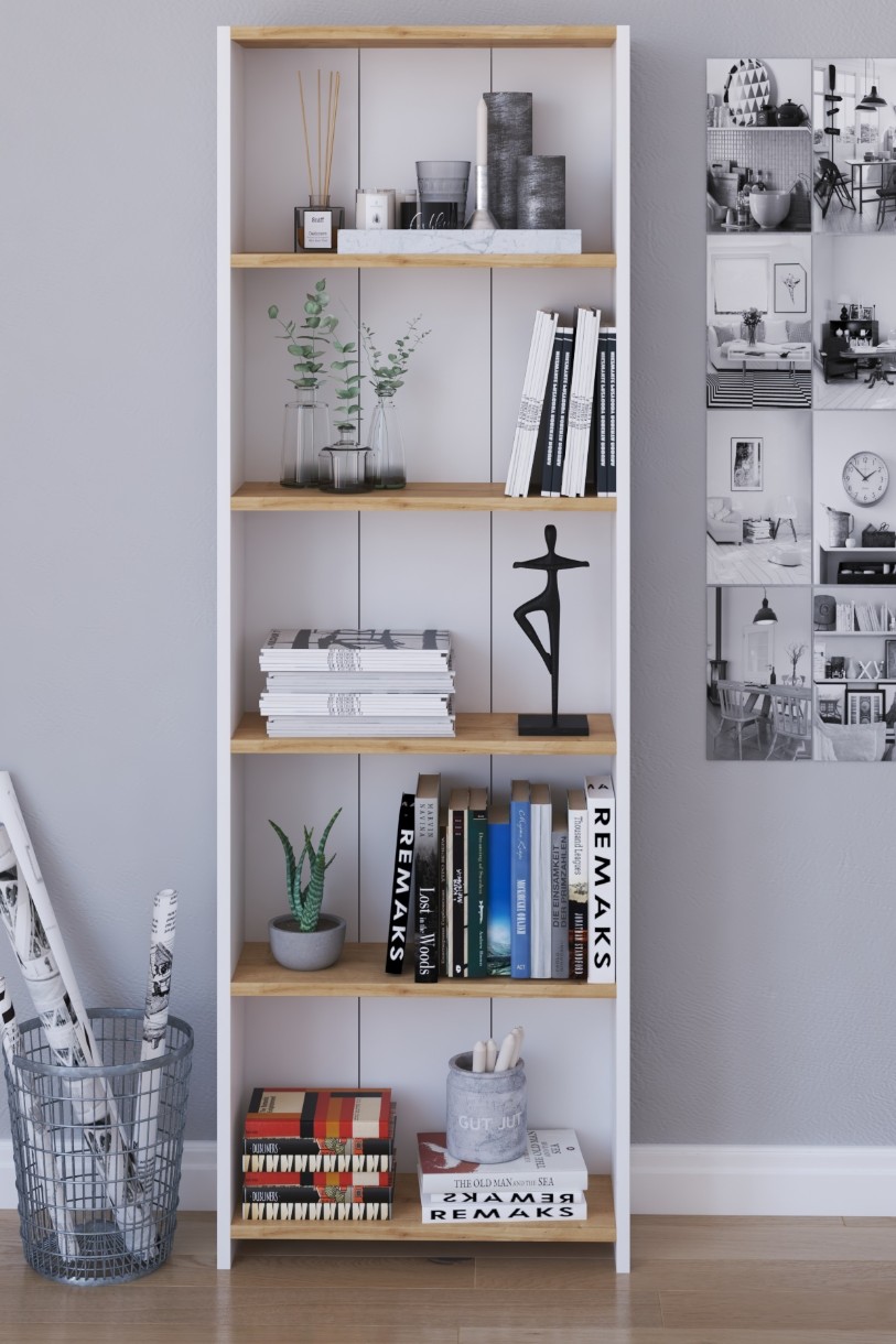 Стеллаж Remaks 5 Shelf Oak