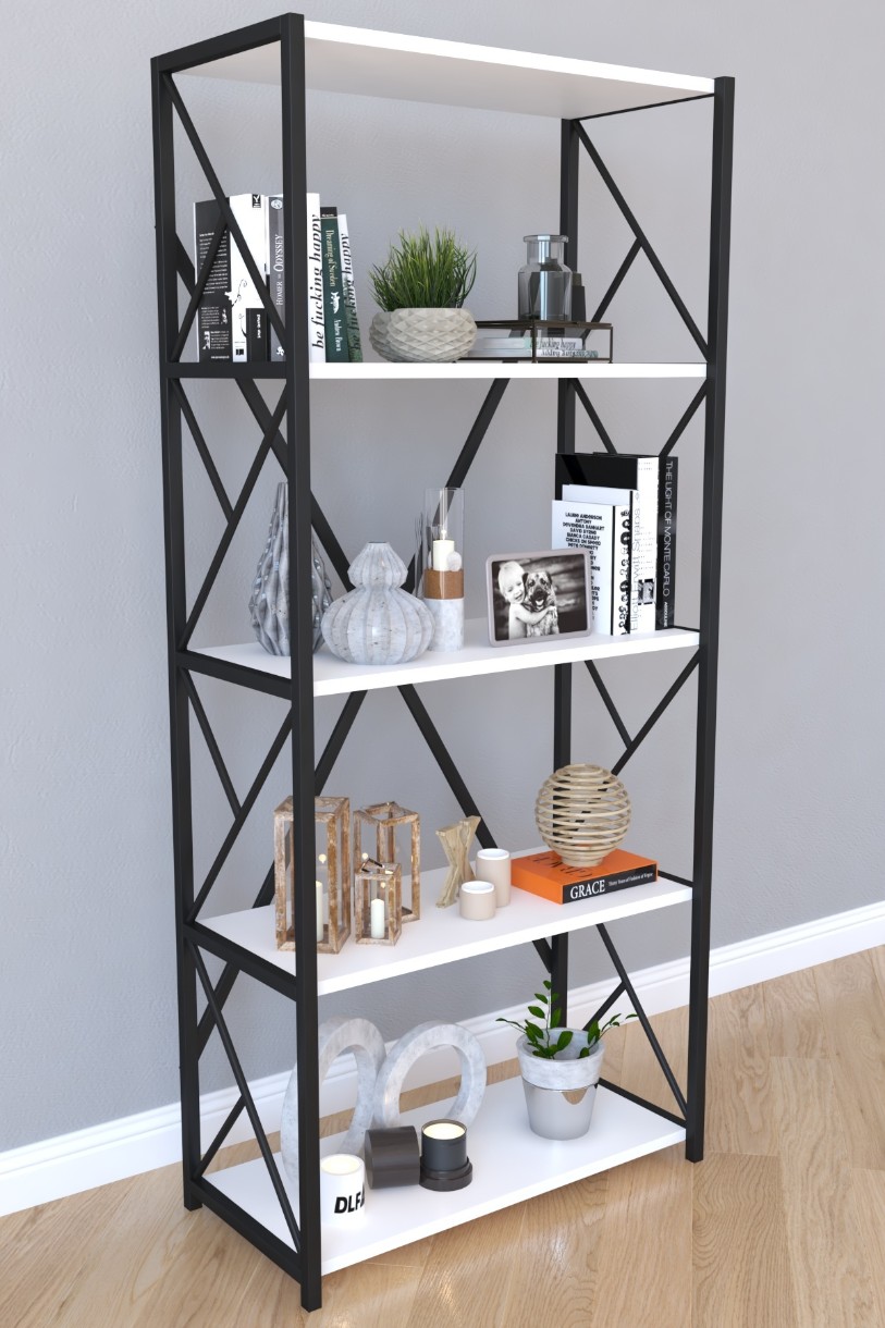 Etajeră Remaks 5 Shelf Metal White