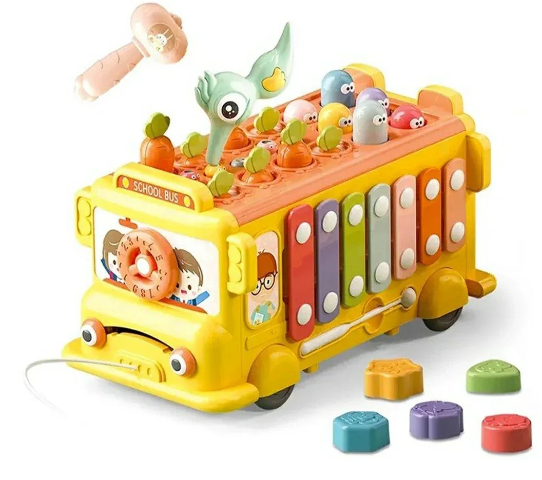 Busy Board New World Multifunctional Puzzle School Bus (YL221)