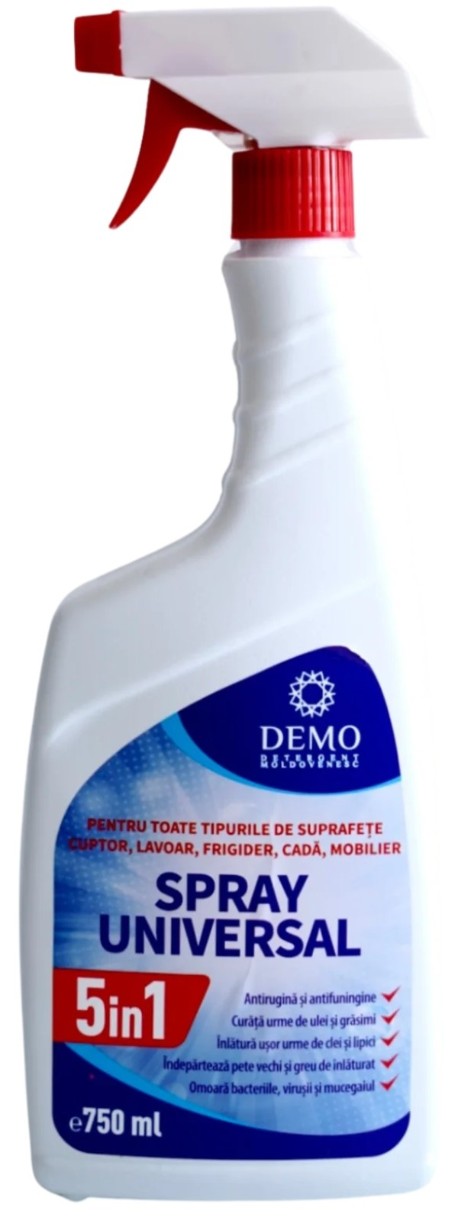 Средство для повседневной уборки Demo Spray Universal 5in1 750ml