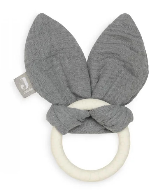 Игрушка-прорезыватель Jollein Bunny Ears Storm Grey (101-007-66051)