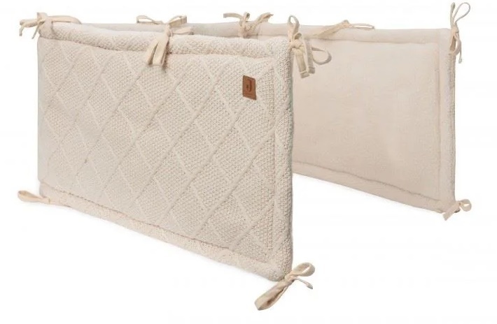Бортик в кроватку Jollein Check Knit Oatmeal 180x30 (004-895-68038)
