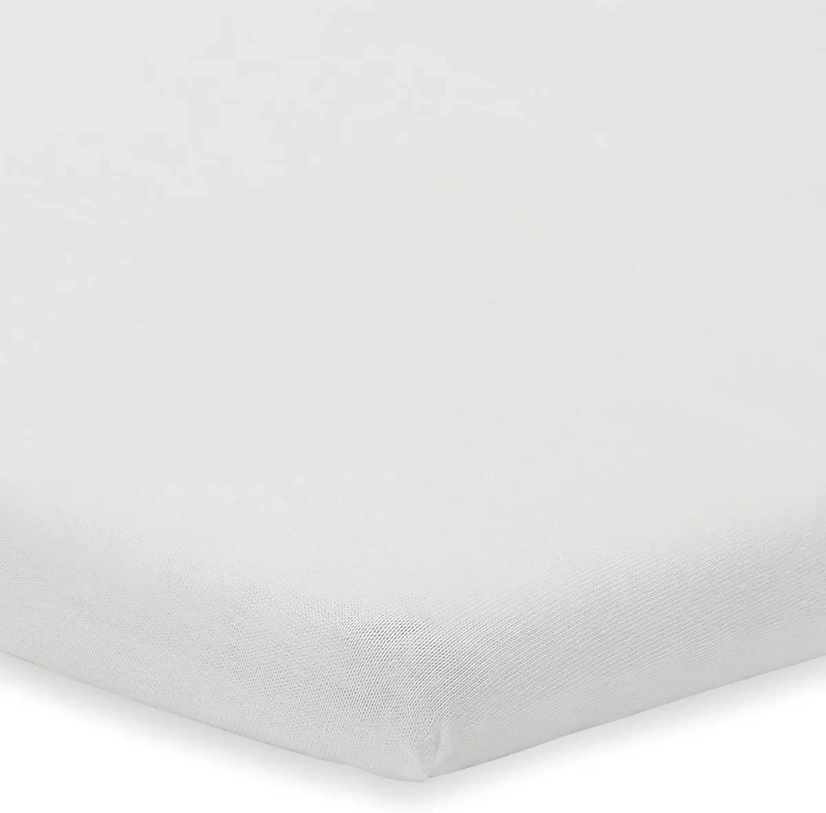 Cearșaf pentru copii Jollein Cotton White 120x60cm (510-507-00001)