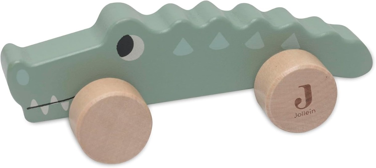 Фигурки животных Jollein Crocodile on wheels Jungle Jambo (112-001-67090)