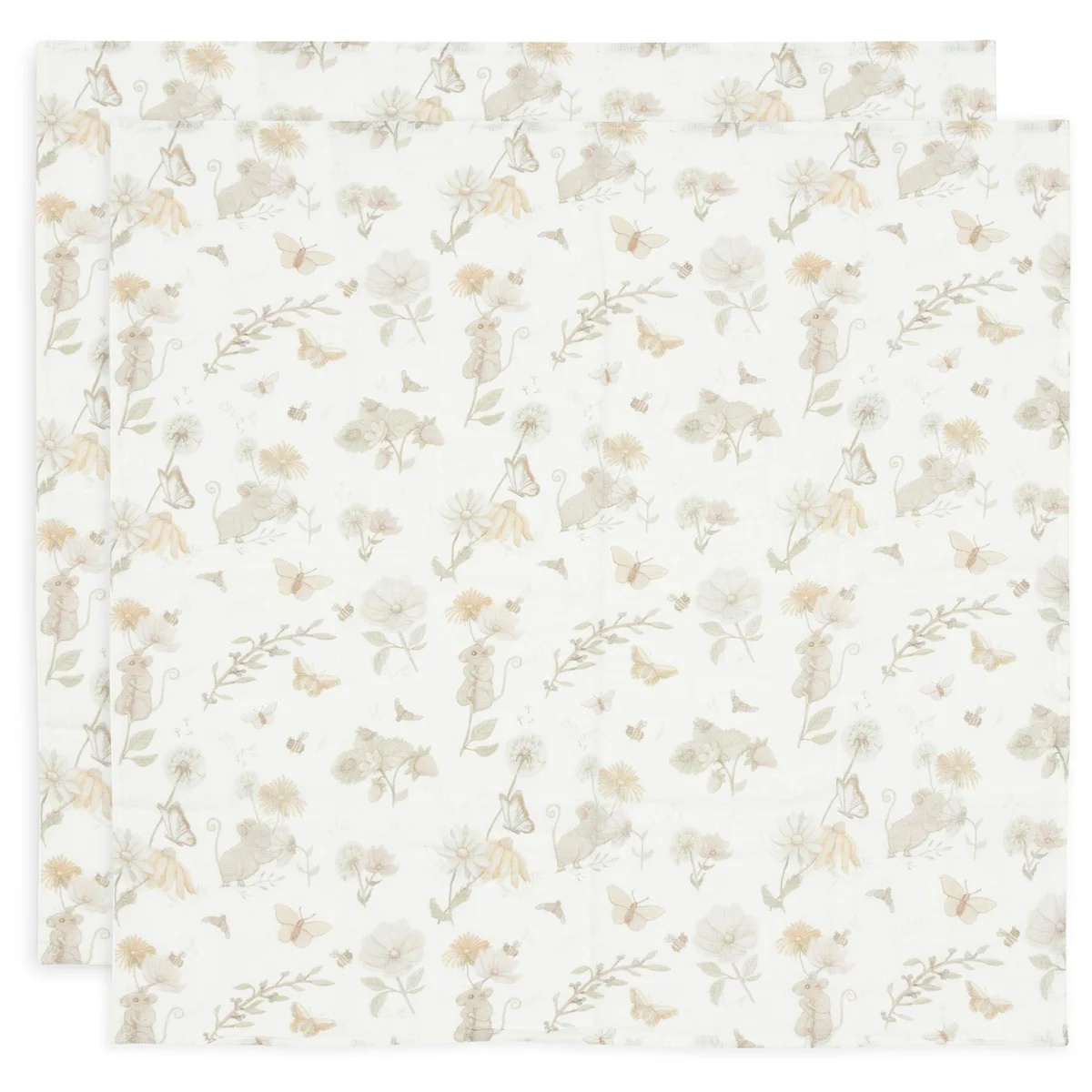 Pelinci Jollein Dreamy Mouse 2pcs 70x70 (535-851-67056)