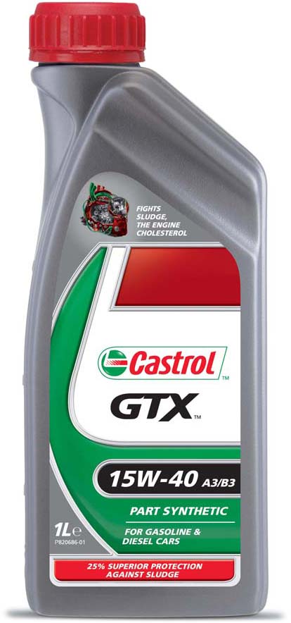 Моторное масло Castrol GTX 15W-40 A3/B3 1L