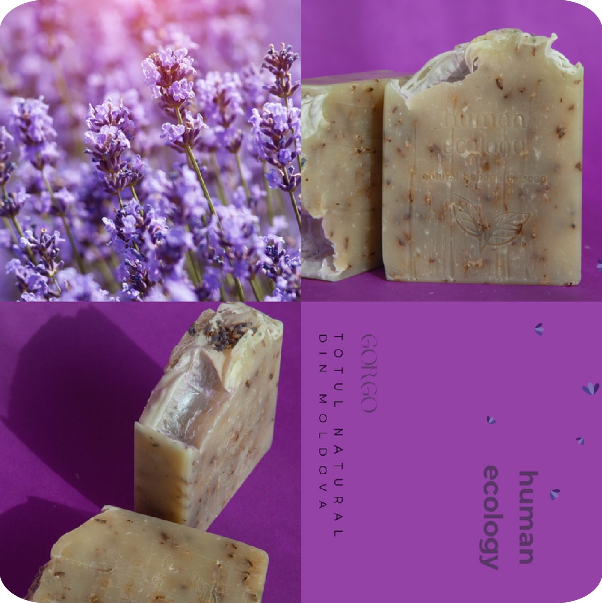 Мыло ручной работы Human Ecology Lavender/Lemon/Ylang-Ylang SLP152642