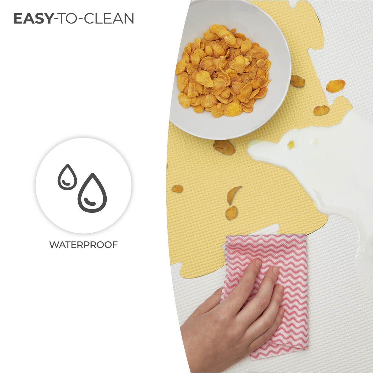 Коврик-пазл Kinderkraft Luno Sharpes Yellow (KPLUSH00YEL0000)