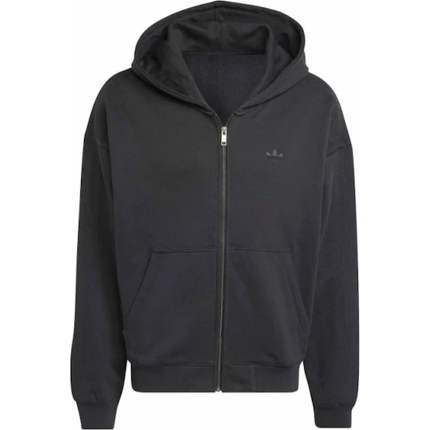 Hanorac pentru bărbați Adidas Essentials Full-Zip Hoodie Black, s.S